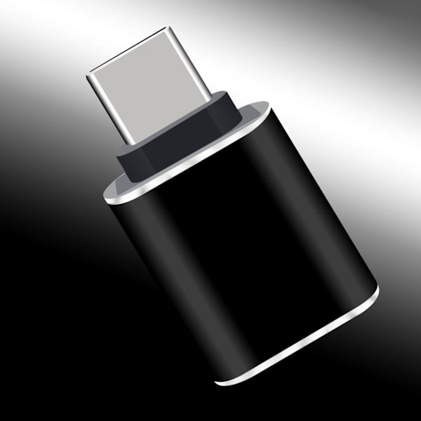 2 kpl USB 3.0 OTG -sovitinta, puhelin, PD-kaapeli, sovitin, hiiri, näppäimistö, liitäntämuunnin, musta