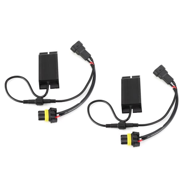 Par Bil Lys Split Motstand Dekoder 9006 Sokkel Høy Effekt med Lav Arbeidsvarme DC 12V