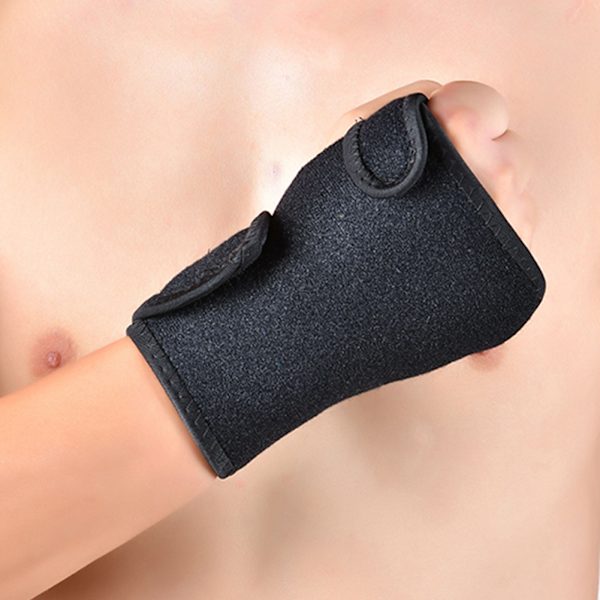 Sport handledsskydd handledsbandage tyngdlyftning handledsstöd handskydd (svart R)