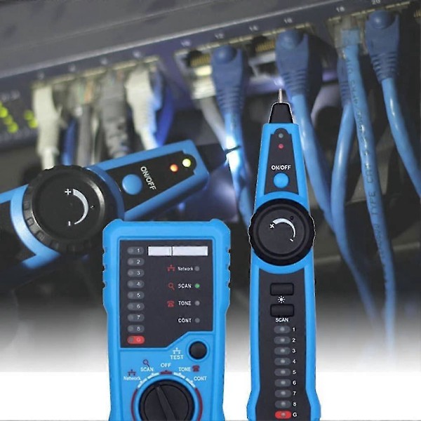 Fwt11 Kabeltester Finner Ledningstracker For Nettverkskabel Snack Telefontester Sjekk
