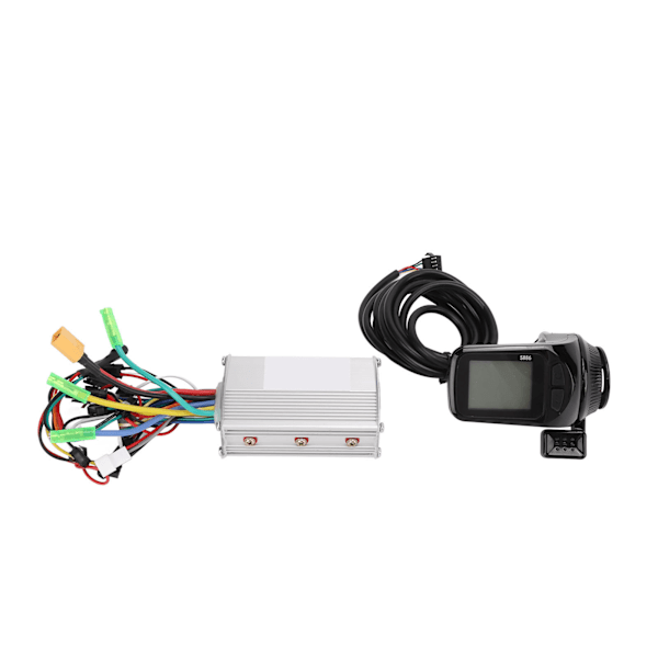 36/48/60V 350W Motor Børsteløs Controller Elektrisk Cykel 3 Mode Sinus Bølge Controller Kit med LCD Display Panel Skift Switch