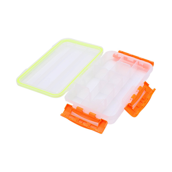 Fiske Agn Boks Liten Transparent Vanntett Fiskeutstyr Oppbevaringsboks Organizer