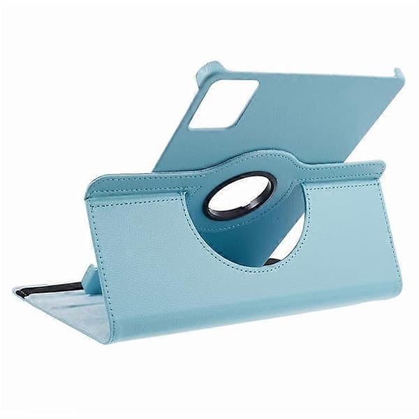 Compatible with Lenovo Tab M11 / Xiaoxin Pad 11 2024 Leather Case Rotating Stand Tablet Case LightBlue