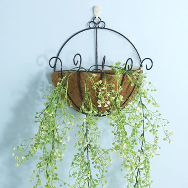 Ampellilja blomkruka balkong grönsaksodling kokospalmsmatta (45cm)