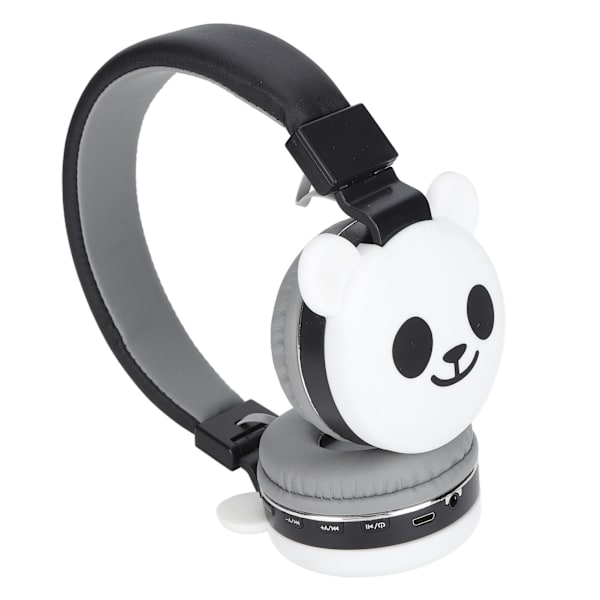 Barnehodesett Cute Animals Bluetooth 5.0 barnehodetelefoner med mikrofon for barn Lille panda