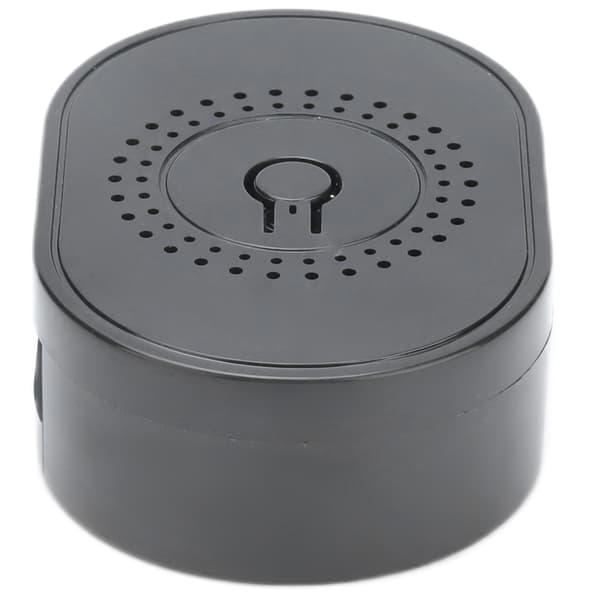 16A Smart Switch Dobbel Kontroll Tidsstyrt Multifunksjonell På Av Kontrollerbryter for ZigBee for Tuya 85‑250V Svart