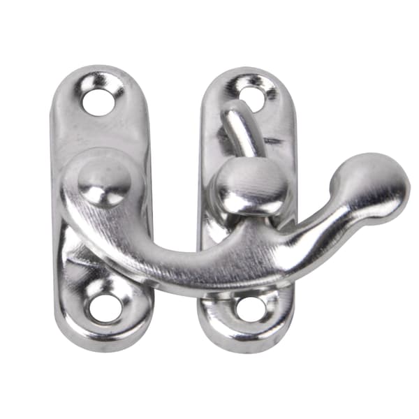 30 st Haspkrok Retro Stil Järn Låskrok Hasp för Smyckespresentaskar 3,2 x 2,8 cm Silver Vänster Låskrok Hasp
