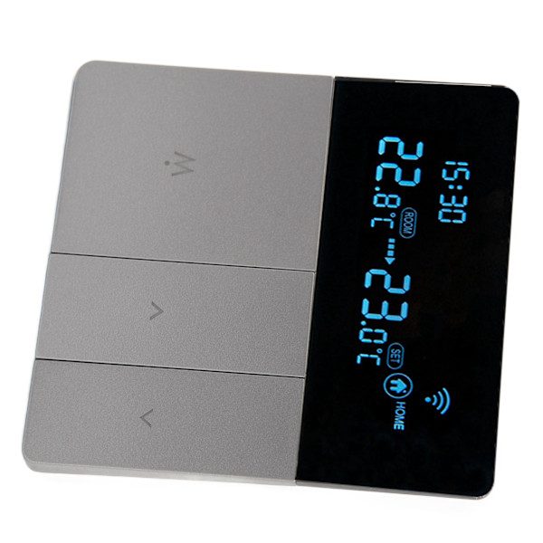 Digital termostat fjernkontroll temperaturregulator AC 90‑240V for varmtvannsbereder uten WiFi