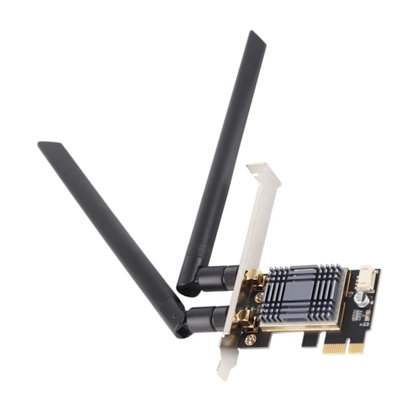 AR5B22 Trådløs WiFi-adapter 2.4GHz 5GHz 300Mbps PCI‑E Bluetooth 4.0 + 2x5dBi Antenne til Windows 7/8/10