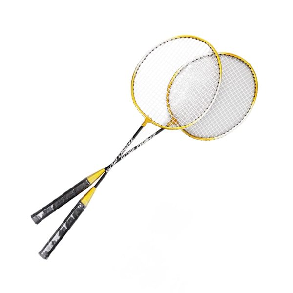 205 Badminton Racket Split Iron Alloy Badminton Racket Set for Amateur Elementary Training Outdoor Backyards Playground Gym
