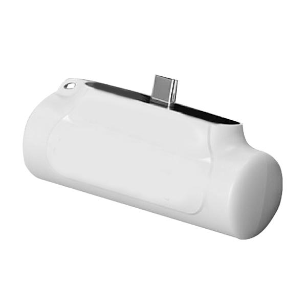 5000mAh Mini Power Bank Anime-oheislaite Piirretty Kuva Kawaii Pieni Kannettava Laturi Söpö Mobiilivirta Valkoinen Type C