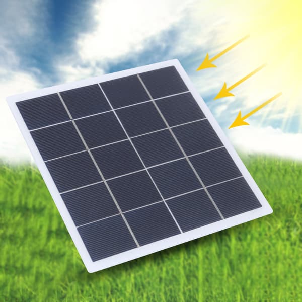 Bærbart 4W 5V polykrystallinsk solcellepanel laminert brettkomponent DIY-tilbehør