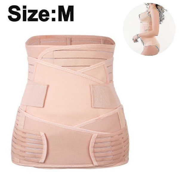 3-i-1 Støttebind til Efterfødsel, Genoptræning af Mave, Talje/postnatal Shapewear L
