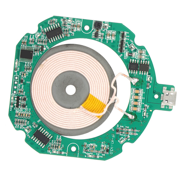 K1 Qi langaton laturimoduuli Micro USB PCBA ja käämi lähetinmoduuli 9V-1.67A