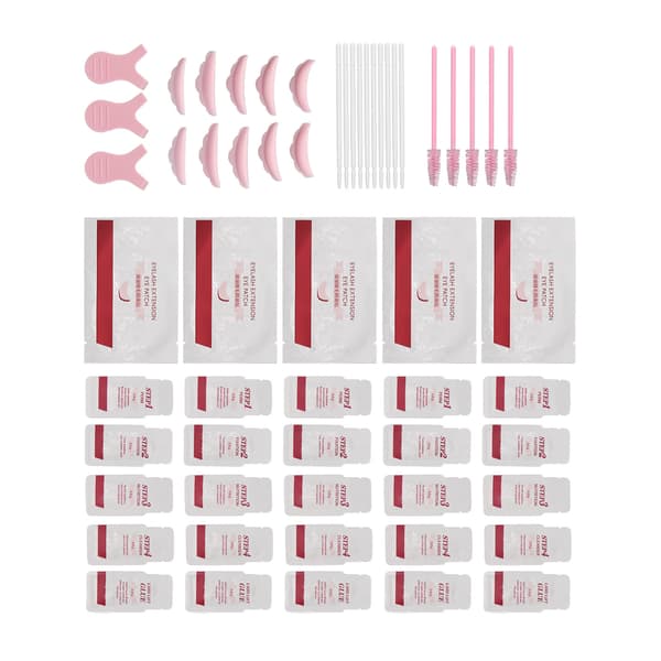 Vipper Permanent Kit Semi Permanent Langvarig Mild Komplett Profesjonelt Vippe Curling Sett 20g Væske