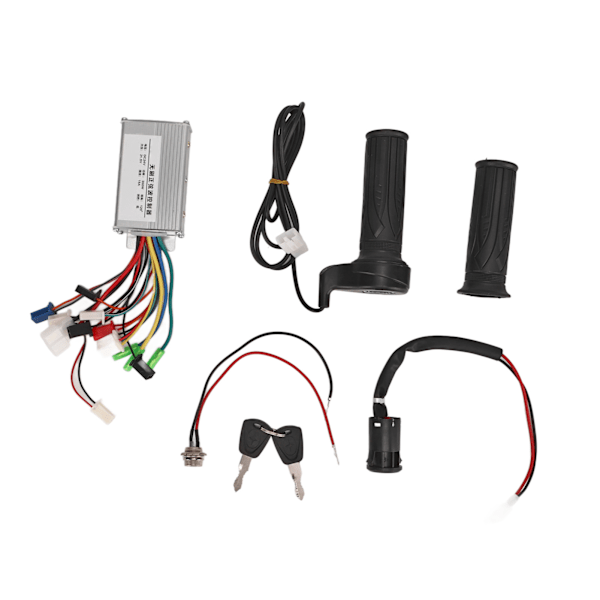 24V 350W Elektrisk cykelkontroller set Borstlös controller Gasreglage Laddningsgränssnitt Elektriskt dörrlås set