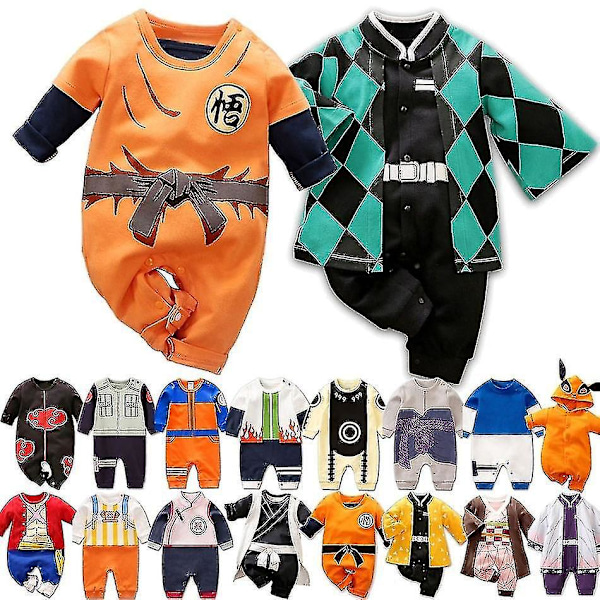Anime Baby Rompers - Söt Cosplay-dräkt för nyfödda, pojkar och flickor Storlek 73 6*9 månader ED80E2