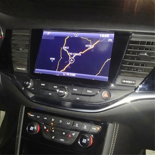 8.0-tums bil DVD GPS-navigation Auto LCD-skärm för Opel Astra K