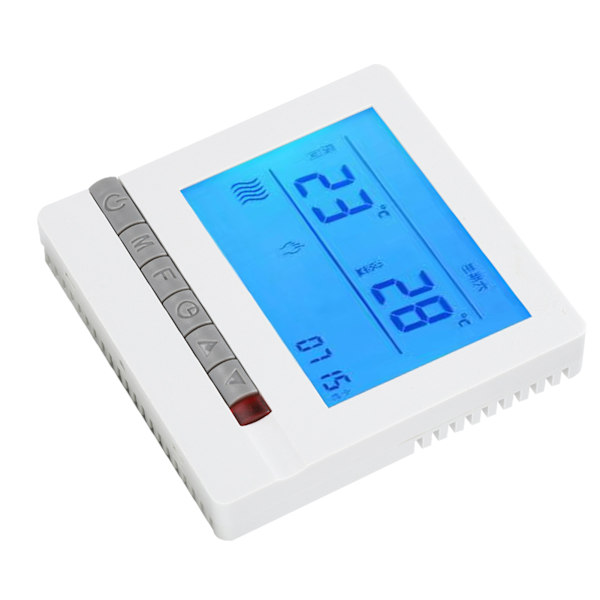 AC220V Termostat Vatten Golvvärme Temperaturregulator Panel med LCD-Display