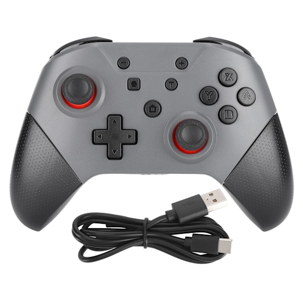 Trådløs Bluetooth-spillkontroller Gamepad med NFC 3D-joysticker for Nintendo for Switch ProCold Gray