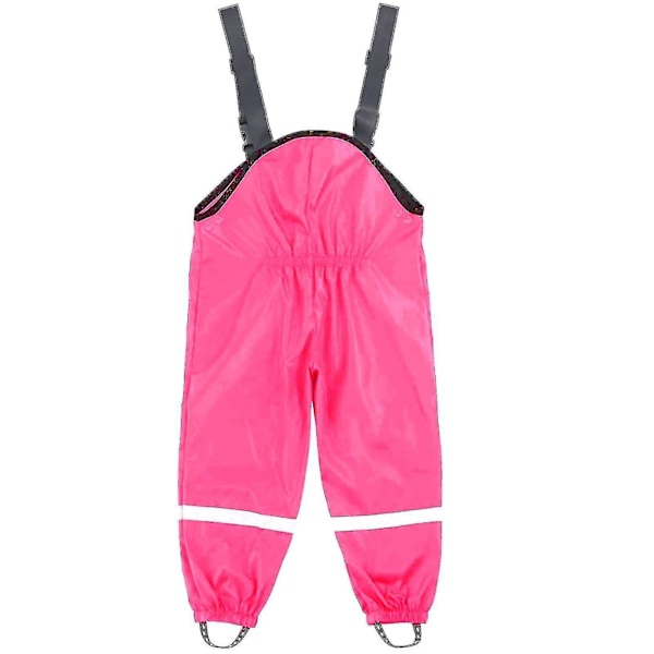 Tuulenpitävät ja vedenpitävät unisex-lasten sadehaalarit 92 Pink