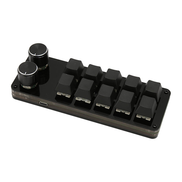 Programmerbar knapppanel 10 tangenter 2 knappar Blå brytare Mekanisk Hot Swappable Mini knapppanel för spelkontor Media