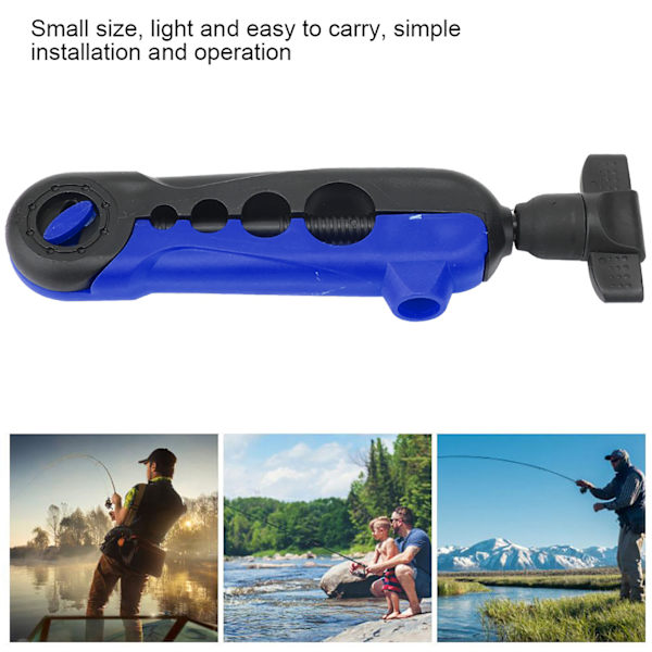 Fishing Reel Spooler Winder Multifunktion Snabb Sea Rod Casting Line Wrapper Tillbehör blå svart