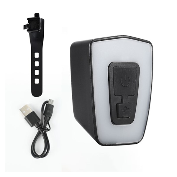 Cykellygte USB-opladning Baglygte Blinklys 3 tilstande til cykling Scooter