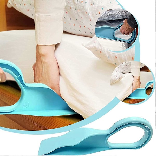 Patjan nostolaite, kätevä ergonominen patjan nostolaite sängyn petaamiseen ja patjan nostotyökalukaavioon, patjan apuväline selkäkipujen lievitykseen (2 kpl)