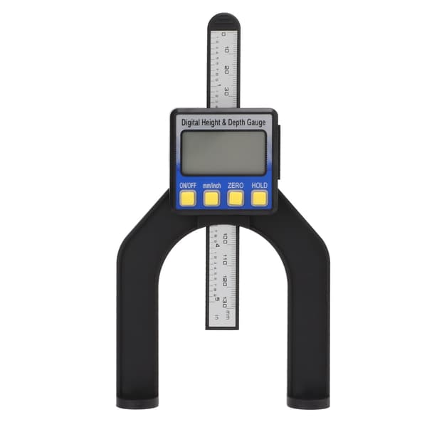 Digital djupmätare med högupplöst display och stark magnet för konstruktion