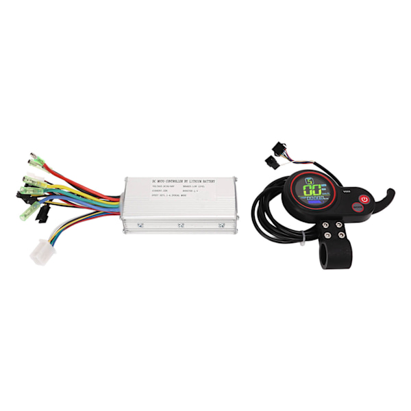 Elektrisk cykelmotorstyring LCD-farvedisplaypanel til 36V 500W børsteløs motor 36V 48V 22A