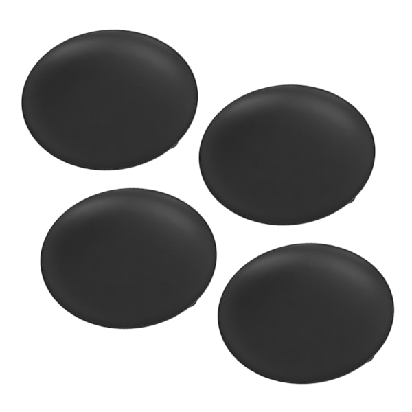 4 stk. Jernplade Lysestager Retro Moderne Runde Sorte Matte Jernplade Lysestager Bakke Hjem Indretning 4,33x0,87in