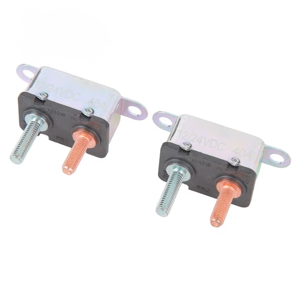 Automatisk Nulstil Afbryder 12V 24V Stud Bolt Afbryder til Bil Skib 40A