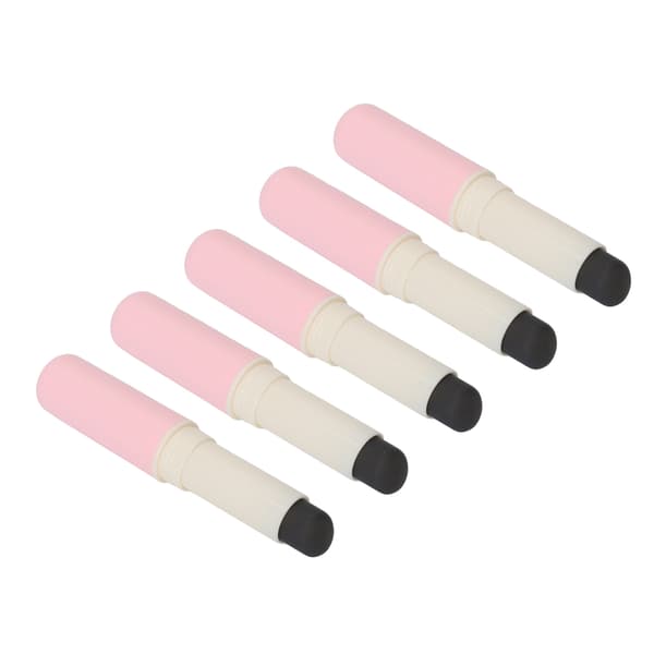 5 STK Silikone Læbebørstesæt Professionel Smudge Concealer Rundhoved Bærbar Kosmetisk Makeup Læbestift Børstesæt