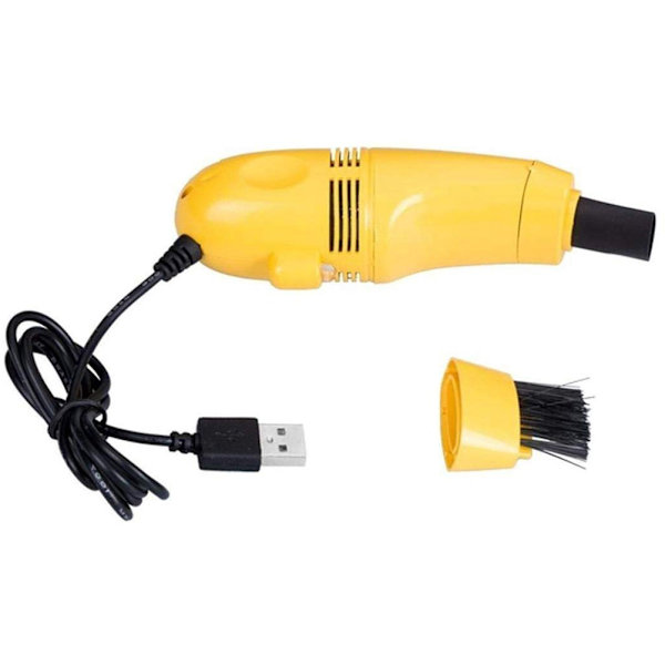 USB Mini Dator Tangentbord Dammsugare PC Bärbar dator Borste Dammsugare