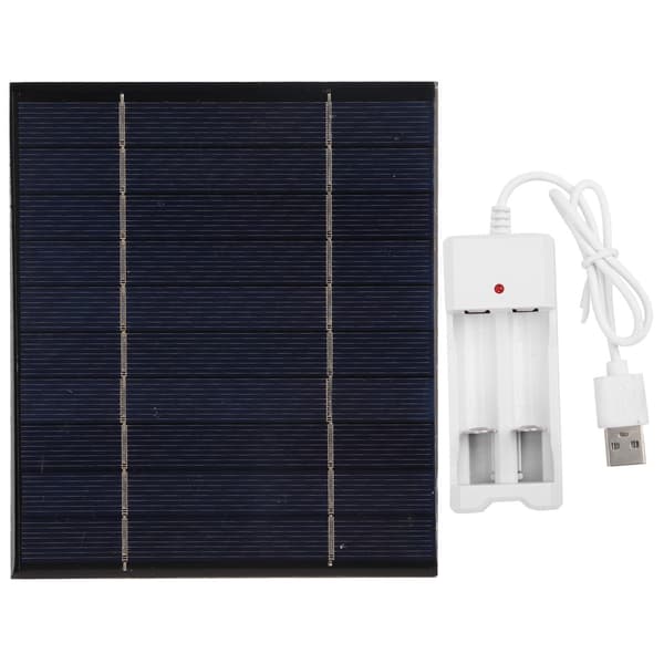 2.5W 5V Bärbar Solpanel Telefon Batteriladdare Bärbar Solcell med USB-port