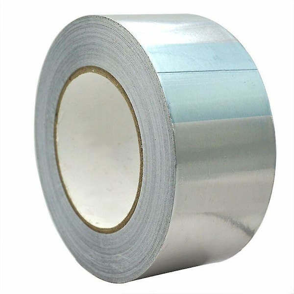Aluminiumtejp Tätningstejp, 20m x 50mm, Silverfärg