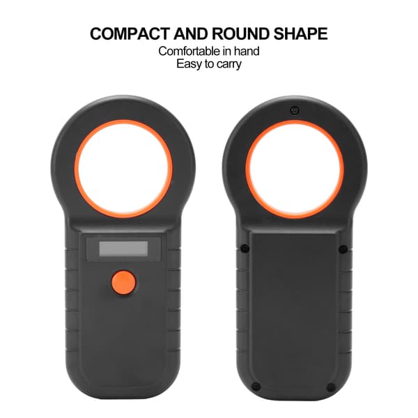 Kæledyrs Microchip Scanner 134.2Khz 125Khz EMID FDX B Kablet USB Trådløs 2.4G Bluetooth Håndholdt Dyrechip Læser Sort