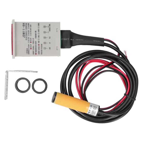 BERM Digital Display Tæller Elektronisk Industriel Sensor Automatisk Induktion BEM‑6H‑30E4‑CTDC12‑24V