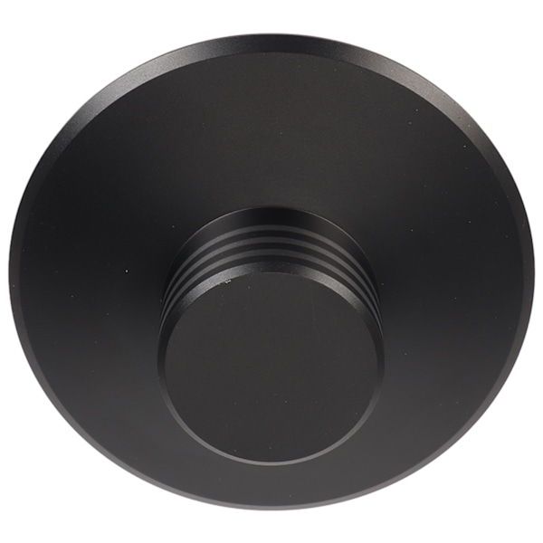 Rekordvægtsstabilisator Aluminiumslegering Vinyl Pladespiller Vibrationsreducer Vinylvægtklemme LP Disc Stabilisator Sort