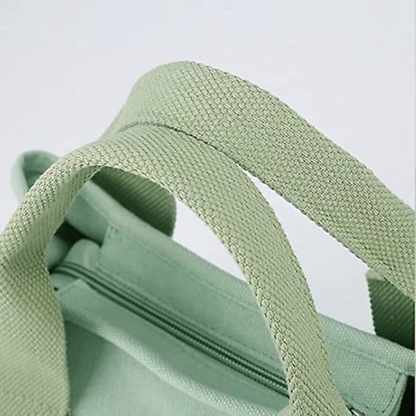Stor Kapacitet Multi Ficka Handväska Dam Mode Canvas Tote Axelremsväska Arbete Resa Student Sjuksköterska Mamma Väska