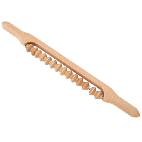 Body Roller Stick pyökkipuuhieronta edistää verenkiertoa, lihaksia vapauttava Ergonominen lymfaattinen melatyökalu