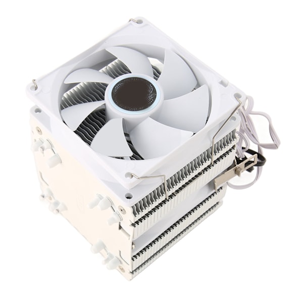 9CM CPU-køler Dobbelt tårn 6 kobbervarmerør Dobbelt CPU-luftkøler Stille computer CPU-køleventilatorer med beslag til Intel