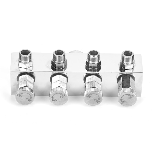 Multifunksjons justerbar aluminium luftslange splitter Airbrush Adapter Tilbehør #1
