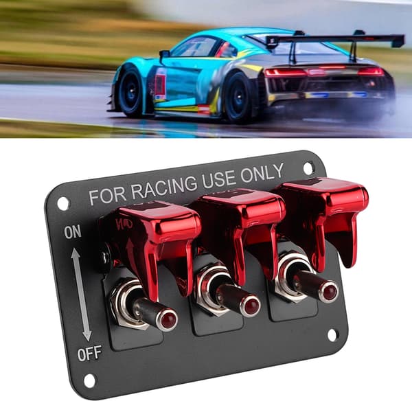 12V 20A Automotive Toggle Combination Switch Racing Ignition Engine Relays Switches Panel til Bil RV