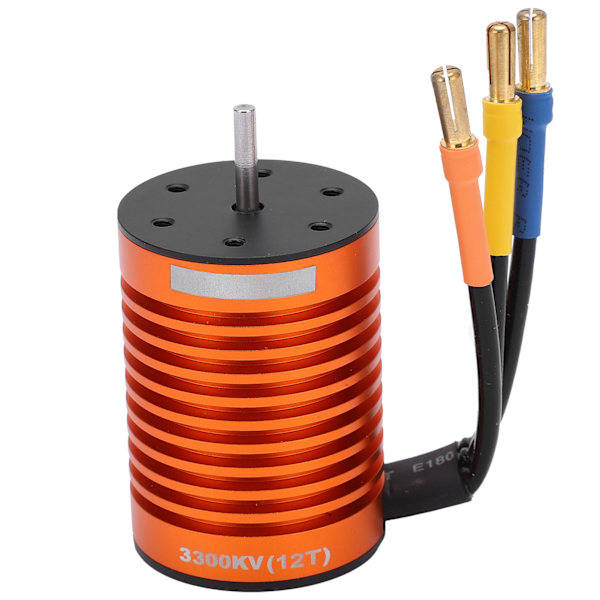 F540 Borstlös motor Vattentät motor i aluminiumlegering Passar för 1/10 RC-bil 3300KV 820W