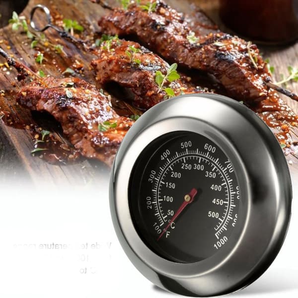 Ugnstermometer Rostfritt Stål Brett Temperaturområde Kötttermometer för Matlagning i Kök Grill
