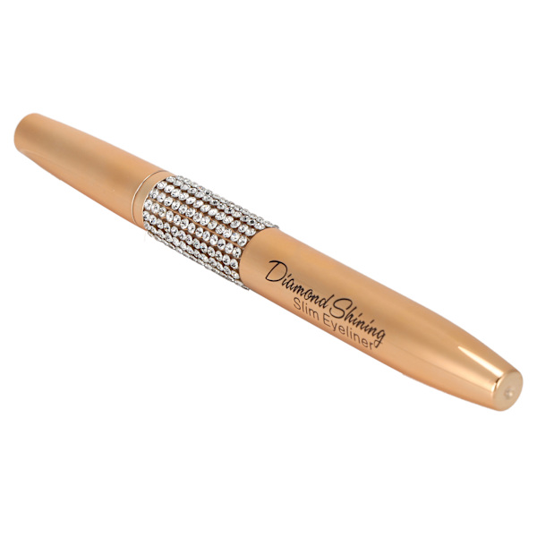 Yaqinuo 2ml vattentät eyeliner Pen SmudgeProof ögonmakeup liner Vattentät eyeliner (guld)