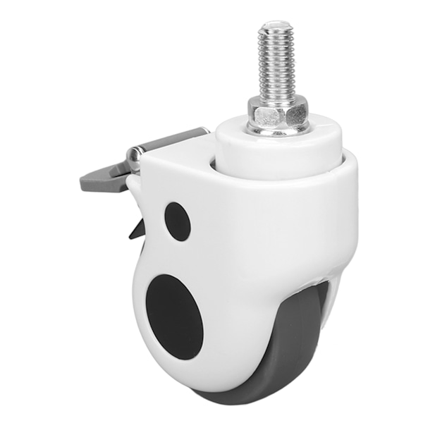 Drejelige hjul Hjul Heavy Duty Bremse TPR Nylon 154 Lbs 3 Tommer Mindre støj Medicinsk Bordhjul Hjul til skrivebord
