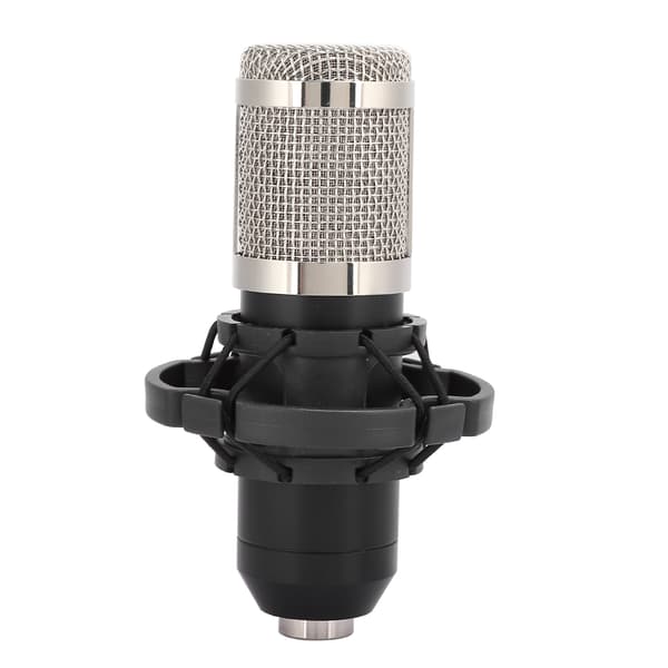 Kablet kondensatormikrofon for datamaskin med stativ for direktesending, karaokeopptak